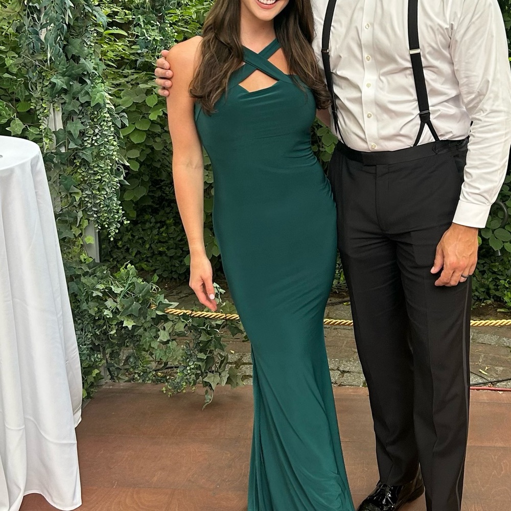 Worn once club London green dress